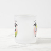 Frosted Glass Mok 10oz: Let op je eigen (Center)