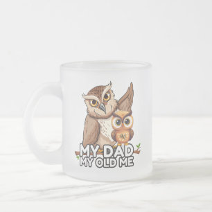 Frosted Glass Mok 10oz: Mijn vader Mijn oude ik