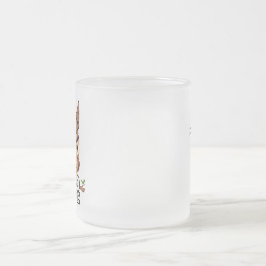 Frosted Glass Mok 10oz: Mijn vader Mijn oude ik (Center)