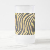 Frosted Glass Mok 16 oz - Eclectische dierenprints (Center)