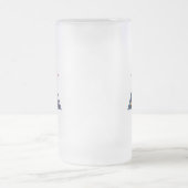 Frosted Glass Mok 16 oz - Serene Mountain Majesty (Center)