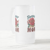 Frosted Glass Mok - 16 oz | "Voor altijd dankbaar (Voorkant links)