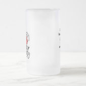 Frosted Glass Mok 16oz: Mijn enige Queen (Center)
