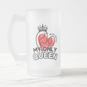 Frosted Glass Mok 16oz: Mijn enige Queen