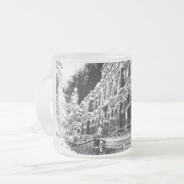 Frosted Glass Mok, 296 ml Matglas Koffiemok