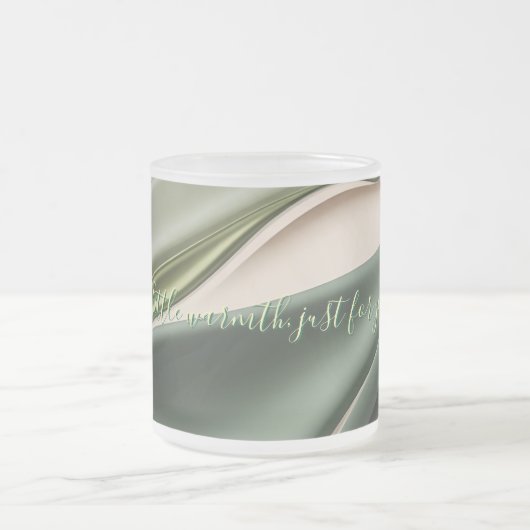 Frosted glass mok in stijlvolle graphics (Center)