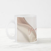 Frosted glass mok in stijlvolle graphics (Links)