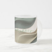 Frosted glass mok in stijlvolle graphics (Voorkant rechts)