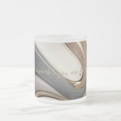 Frosted glass mok in stijlvolle graphics (Center)