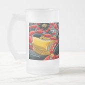 Frosted Glass Mok met Duitsland Kleuren ontwerp (Links)