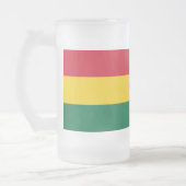 Frosted Glass Mok met Ghanese vlag (Links)