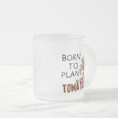 Frosted Glass mok met grappige tuinman quote (Voorkant rechts)