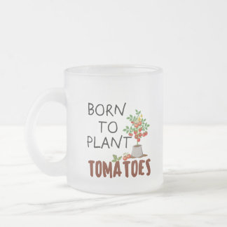 Frosted Glass mok met grappige tuinman quote