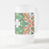 Frosted Glass Mok met Iers Kleuren ontwerp (Voorkant rechts)