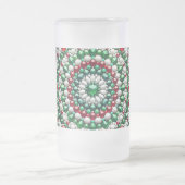 Frosted Glass Mok met Italiaans Kleuren ontwerp (Center)