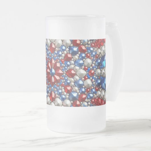 Frosted Glass Mok met Nederlands Kleuren ontwerp (Voorkant rechts)