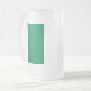 Frosted Glass Mok met Nigeriaanse vlag