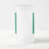 Frosted Glass Mok met Nigeriaanse vlag (Center)