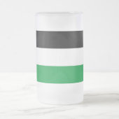Frosted Glass Mok met Palestijnse vlag (Center)