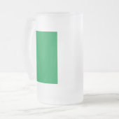 Frosted Glass Mok met vlag van Ierland (Voorkant links)