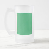 Frosted Glass Mok met vlag van Ierland (Links)