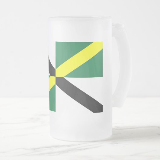 Frosted Glass Mok met vlag van Monterey, VS (Voorkant rechts)