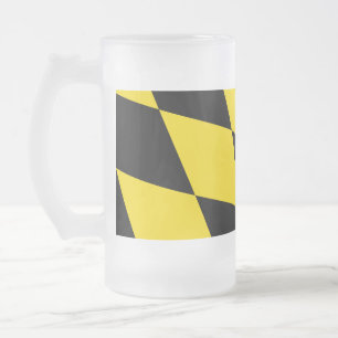 Frosted Glass Mok met vlag van München