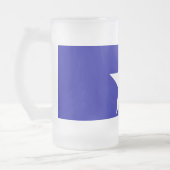 Frosted Glass Mok met vlag van San Antonio, Vereni (Links)
