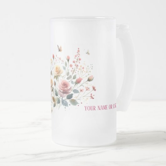 Frosted Glass Mok MIJN MOOISTE PLEK Var01 (Voorkant rechts)