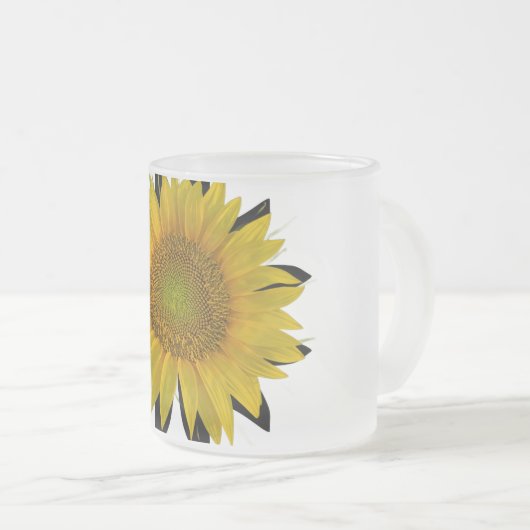 Frosted Glass Mug Matglas Koffiemok (Voorkant rechts)