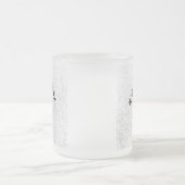 ☕ Frosted Glass Mug with "Be Nice To Yourself" Matglas Koffiemok (Center)