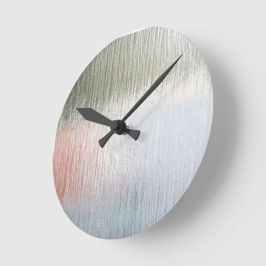 Frosted glass ronde klok (Hoek)