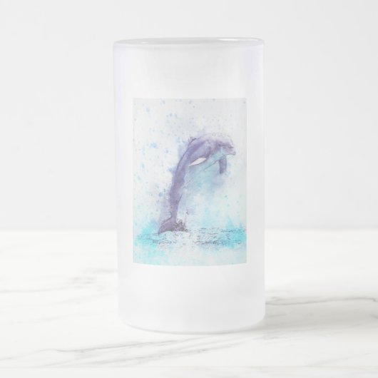 Frosted, glass, stein, 16oz, aangepast, design matglas bierpul (Center)