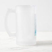 Frosted, glass, stein, 16oz, aangepast, design matglas bierpul (Links)