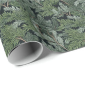 Frosted Green Twigs Cadeaupapier (Rol Hoek)