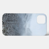 Frosted Grey Schilderachtig Mountain iPhone Case (Achterkant (horizontaal))