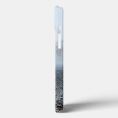 Frosted Grey Schilderachtig Mountain iPhone Case (Achterkant / Links)