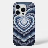 Frosted Heart Winter's Lace Fractal Case-Mate iPhone Case (Achterkant)