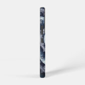 Frosted Heart Winter's Lace Fractal Samsung Galaxy Hoesje (Rechterkant)