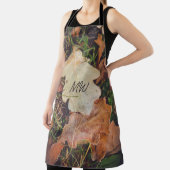 Frosted herfst eikenbladeren schort (Insitu)