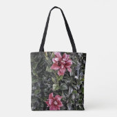 Frosted Hibiscus Tote Bag (Achterkant)