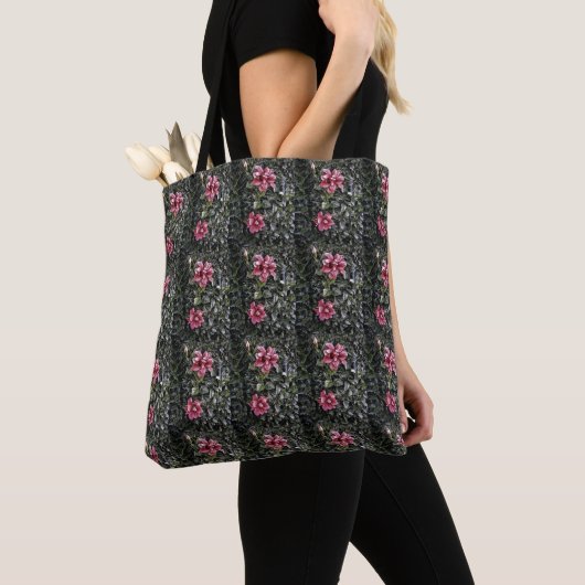 Frosted Hibiscus Tote Bag (Dichtbij)