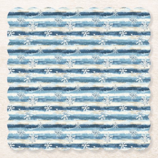 Frosted Horizon Kartonnen Onderzetters (Voorkant)