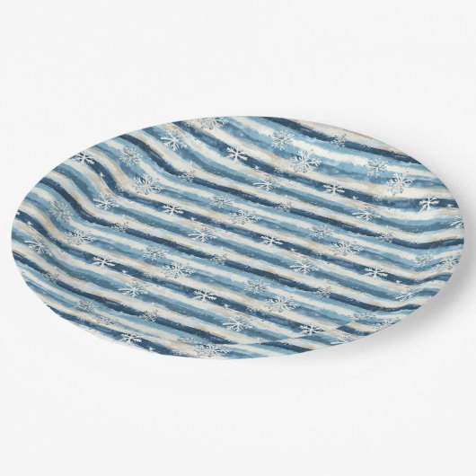 Frosted Horizon Papieren Bordje (Gekanteld)