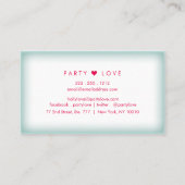 Frosted Ice #3 | Vervagen naar blauw |  Visitekaartje (Achterkant)