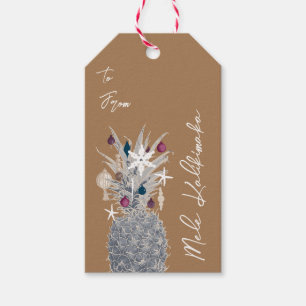 Frosted Island Pine, Sugar Plum Cadeaulabel