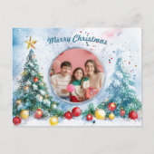 🎄  Frosted Joy Feestdagenkaart (Voorkant)