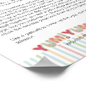 Frosted Kerstkoekjes gepersonaliseerd receptenpapi Poster (Hoek)