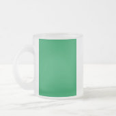 Frosted kleine glazen mok met vlag van Italië (Links)