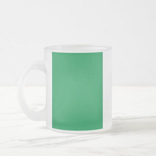 Frosted kleine glazen mok met vlag van Italië (Links)